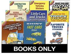 Little ACT Bk Cars & Trucks Replen Pack 135 Bks di Dover edito da Dover Publications
