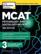 MCAT Psychology and Sociology Review di Princeton Review edito da Random House USA Inc