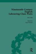Nineteenth-century English Labouring-class Poets di John Goodridge edito da Taylor & Francis Ltd