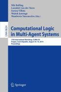 Computational Logic in Multi-Agent Systems edito da Springer International Publishing