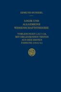 Logik und Allgemeine Wissenschaftstheorie di Edmund Husserl, U. Panzer edito da Springer Netherlands