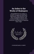 An Index To The Works Of Shakspere di Evangeline Maria O'Connor edito da Palala Press
