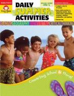 Daily Summer Activities, Moving from Prek-K di Jill Norris, Evan-Moor Educational Publishers edito da Evan-Moor Educational Publishers