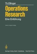 Operations Research di Theodor Ellinger edito da Springer Berlin Heidelberg