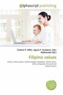 Filipino Values edito da Vdm Publishing House