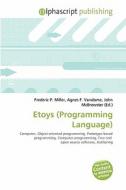 Etoys (programming Language) edito da Alphascript Publishing