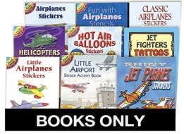 Little ACT Bk Planes Replen Pack 135 Bks di Dover edito da Dover Publications