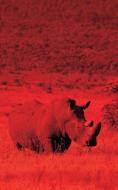 Alive! white rhino - Red dutotone - Photo Art Notebooks (5 x 8 series) di Eva-Lotta Jansson edito da Blurb