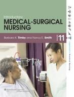 Timby Med-Surg 11E Text & Prepu Package di Barbara K. Timby edito da LWW