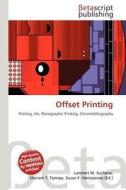 Offset Printing edito da Betascript Publishing
