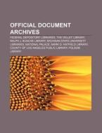 Official Document Archives: National Pal di Books Llc edito da Books LLC, Wiki Series