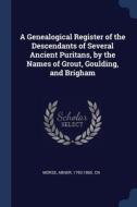 A Genealogical Register Of The Descendan di ABNER MORSE edito da Lightning Source Uk Ltd