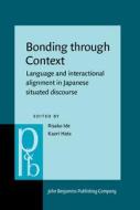 Bonding Through Context edito da John Benjamins Publishing Co