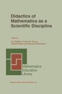 Didactics of Mathematics as a Scientific Discipline edito da Springer Netherlands