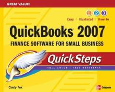 Quickbooks 2007 Quicksteps di Cindy Fox edito da Mcgraw-hill Education - Europe