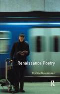 Renaissance Poetry di Cristina Malcomson edito da Taylor & Francis Ltd