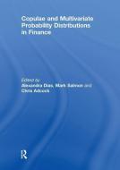 Copulae and Multivariate Probability Distributions in Finance edito da Taylor & Francis Ltd