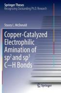 Copper-Catalyzed Electrophilic Amination of sp2 and sp3 C-H Bonds di Stacey L. McDonald edito da Springer International Publishing