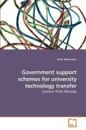 Government support schemes for university technology transfer di Einar Rasmussen edito da VDM Verlag Dr. Müller e.K.