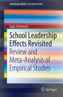 School Leadership Effects Revisited edito da Springer Netherlands