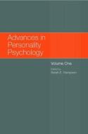 Advances in Personality Psychology di Sarah E. Hampson edito da Psychology Press