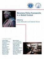 Monetary Policy Frameworks In A Global Context edito da Taylor & Francis Ltd