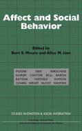 Affect and Social Behavior edito da Cambridge University Press