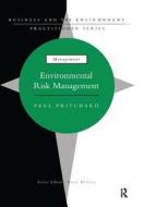 Environmental Risk Management di Paul Pritchard edito da Taylor & Francis Ltd
