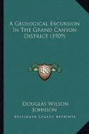 A Geological Excursion in the Grand Canyon District (1909) di Douglas Wilson Johnson edito da Kessinger Publishing