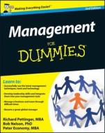 Management For Dummies di Richard Pettinger, Bob Nelson, Peter Economy edito da John Wiley And Sons Ltd