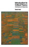 Introduction to Critical Theory di David Held edito da Polity Press