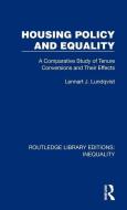 Housing Policy And Equality di Lennart J. Lundqvist edito da Taylor & Francis Ltd