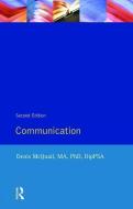 Communications di Denis McQuail edito da Taylor & Francis Ltd