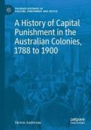 A History Of Capital Punishment In The Australian Colonies, 1788 To 1900 di Steven Anderson edito da Springer Nature Switzerland AG