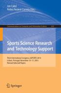 Sports Science Research and Technology Support edito da Springer International Publishing