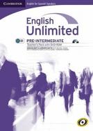 English Unlimited For Spanish Speakers Pre-intermediate Teacher's Pack (teacher's Book With Dvd-rom) di Adrian Doff, Howard Smith edito da Cambridge University Press