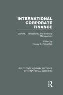 International Corporate Finance edito da Taylor & Francis Ltd