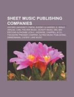 Sheet Music Publishing Companies: Oxford di Books Llc edito da Books LLC, Wiki Series