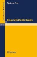 Rings with Morita Duality di Weimin Xue edito da Springer Berlin Heidelberg