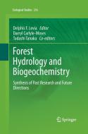 Forest Hydrology and Biogeochemistry edito da Springer Netherlands