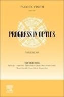 Progress In Optics edito da Elsevier Science Publishing Co Inc