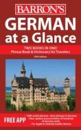 German At A Glance di Henry Strutz edito da Barron's Educational Series Inc.,u.s.