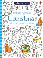 Colouring Book Christmas With Rub-down Transfers di Sam Smith edito da Usborne Publishing Ltd
