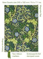 William Morris: Seaweed (Foiled Quarto Journal) edito da Flame Tree Publishing