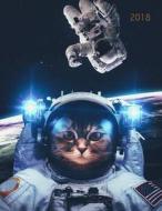 2018: Cats in Space 120-Page Lined Notebook di Nifty Notebook edito da Createspace Independent Publishing Platform