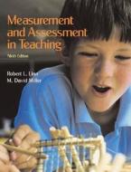 Measurement And Assessment In Teaching di Robert Linn, M. David Miller edito da Pearson Education Limited