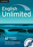English Unlimited Elementary Coursebook With E-portfolio di Alex Tilbury, Theresa Clementson, Leslie Anne Hendra, David Rea edito da Cambridge University Press