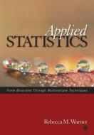 Applied Statistics di Rebecca Warner edito da Sage Publications Inc