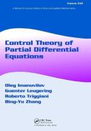 Control Theory of Partial Differential Equations edito da Taylor & Francis Ltd
