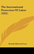 The International Protection of Labor (1921) di Boutelle Ellsworth Lowe edito da Kessinger Publishing